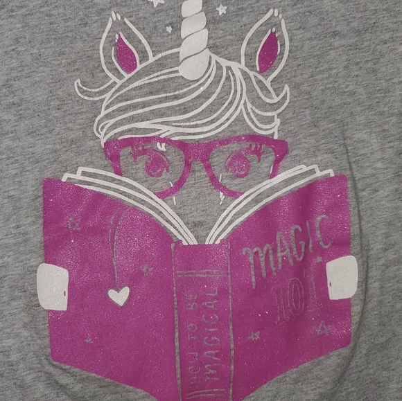Carters grey unicorn magic t-shirt (kids) - Picture 2 of 4